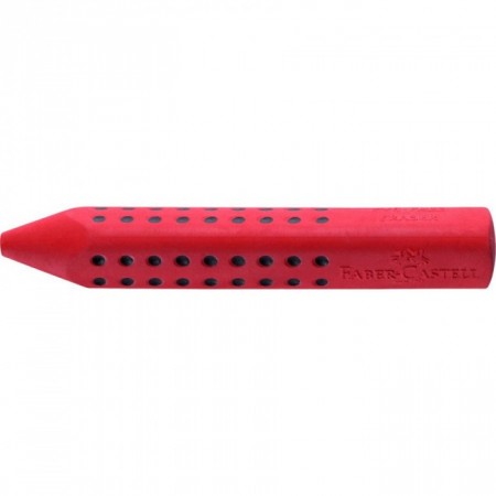 PVC Free Triangle Grip Eraser, Red/Blue
